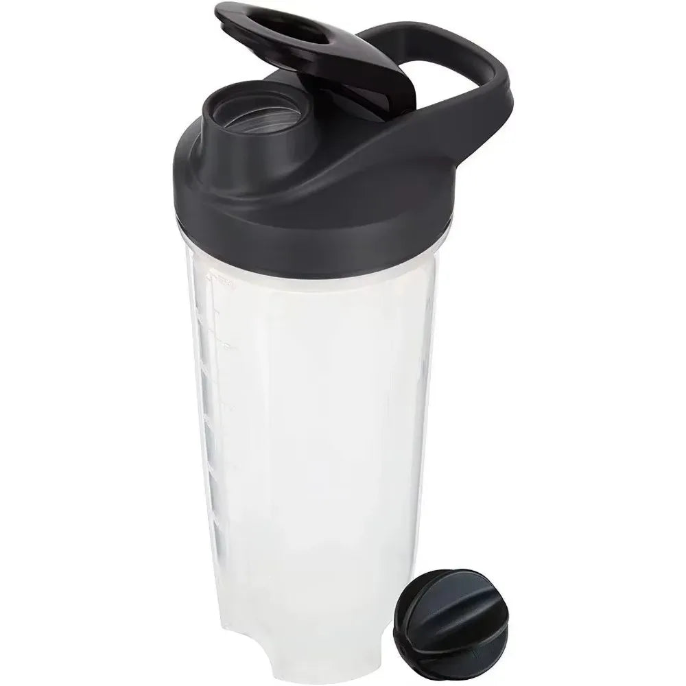 Showlu Fashion FEB.WIND protein shaker bottle with 3-layer design and large capacity for mixing drinks, shown on a plain background.