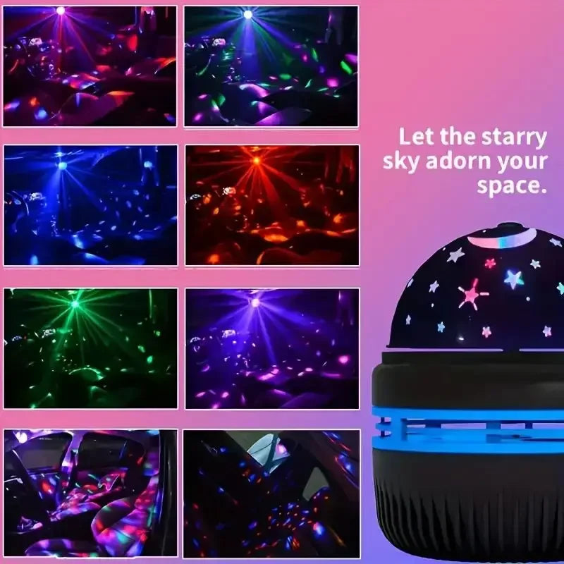 Showlu Smart General Crystal Magic Ball LED night light with glowing, colorful crystal design for ambient lighting.