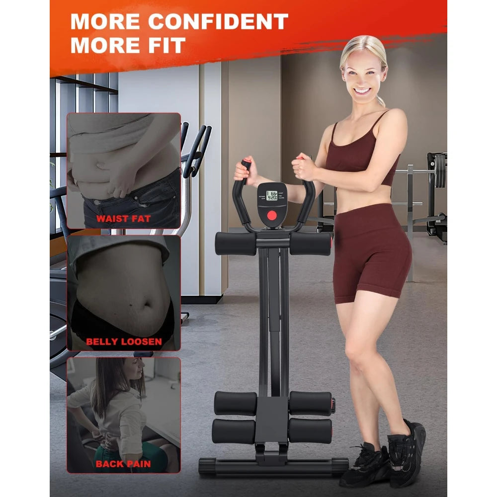 Showlu Adjustable Ab Machine for strength training and crunch exercises, designed for effective home fitness workouts.