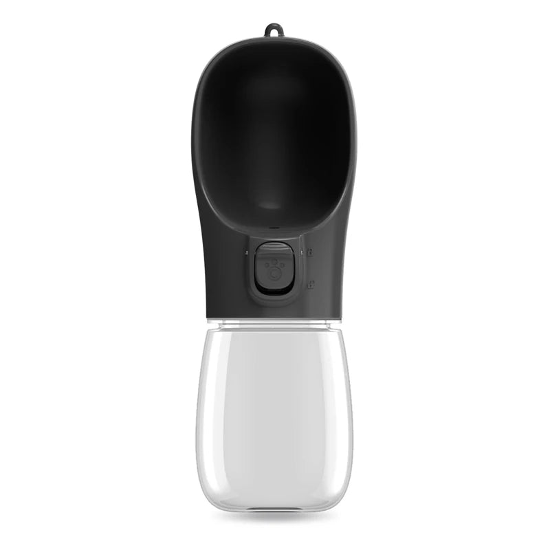 Holapet portable dog water bottle by Showlu Fashion Store showing leak-proof travel cup with water and compact design for pets.
