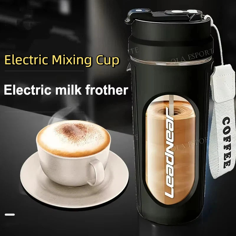 Portable USB Electric Automatic Mixing Cup Coffee Milk Stirrer 450ml Rechargeable New In Self-Stirring Shaker Cup Outdoor Sports