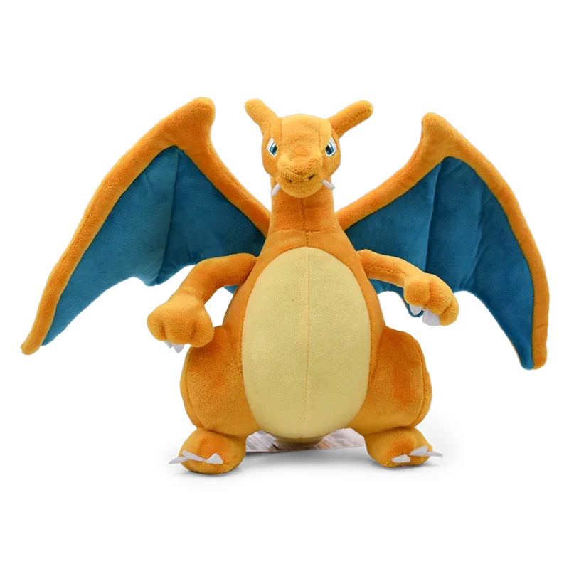 8-inch Charizard plush toy from Showlu Fashion Store, soft stuffed Pokémon doll, ideal birthday gift for children