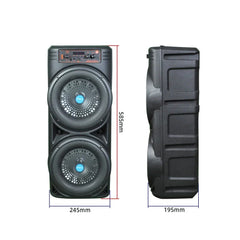 Karaoke Bluetooth Speaker Portable Wireless Column Big Power Stereo Subwoofer RGB light Family Party Sound box with Microphone