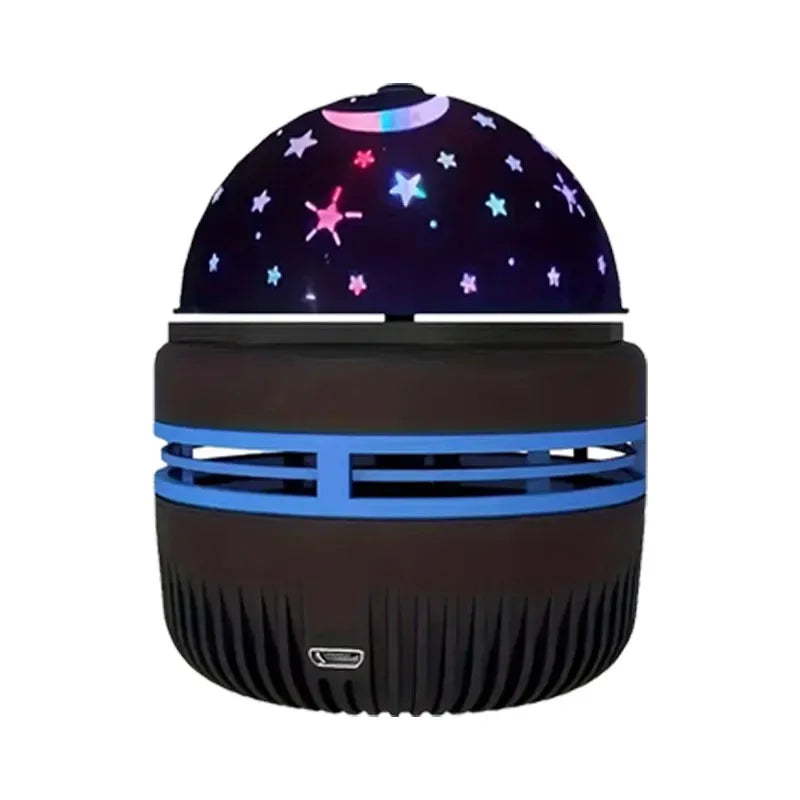 Showlu Smart Crystal Magic Ball LED Night Light glowing with colorful lights, perfect for relaxing or decorative lighting.