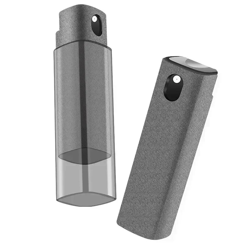 Showlu Fashion Store microfiber screen cleaner spray bottle with press spray, used for cleaning mobile phones, tablets, and laptop displays