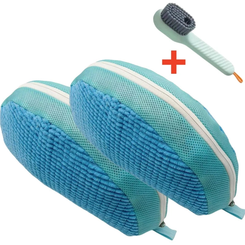 Showlu Smart General portable shoe cleaner brush with ergonomic handle and cleaning bristles for easy shoe maintenance.