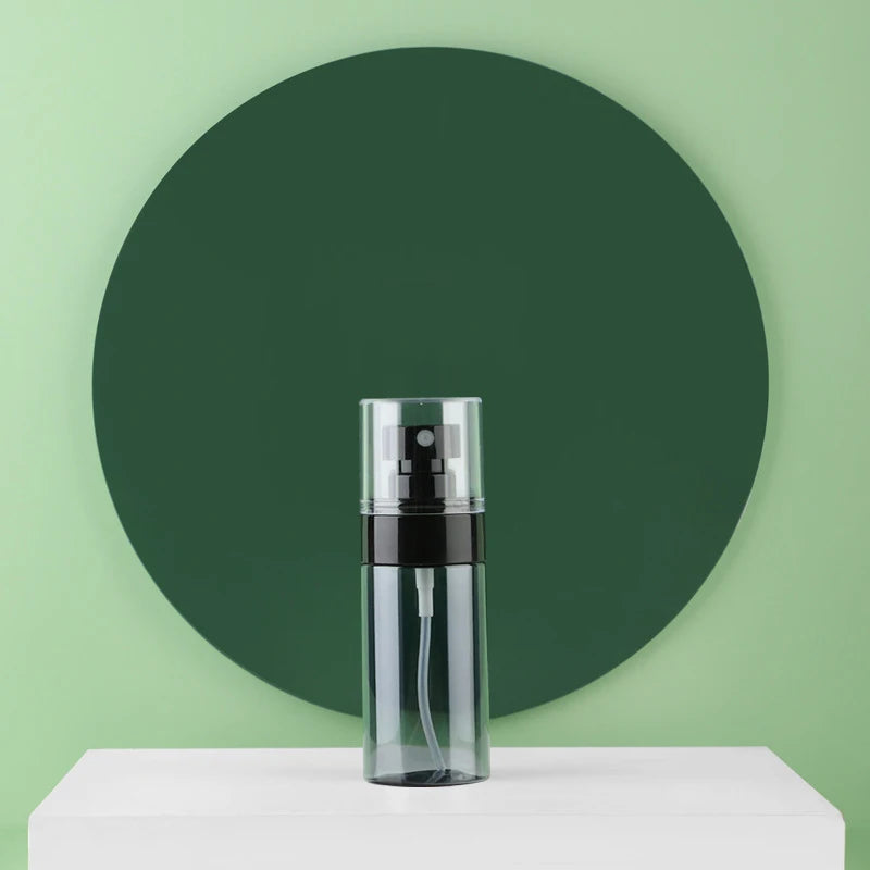 Showlu Smart General oil control spray bottle for skincare, featuring a sleek transparent design with a pump dispenser.