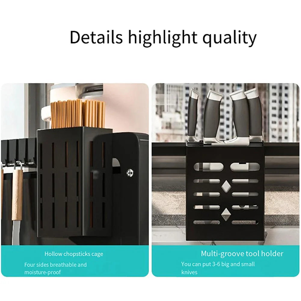 Showlu 3-tier steel over-the-sink dish drying rack with cover and holder for countertop dish drying and organization.
