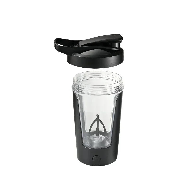 450ml Electric Automatic Mixing Cup Portable Whey Protein Shaker Bottle Battery Powered Fully Automatic Stirring Cup for Home
