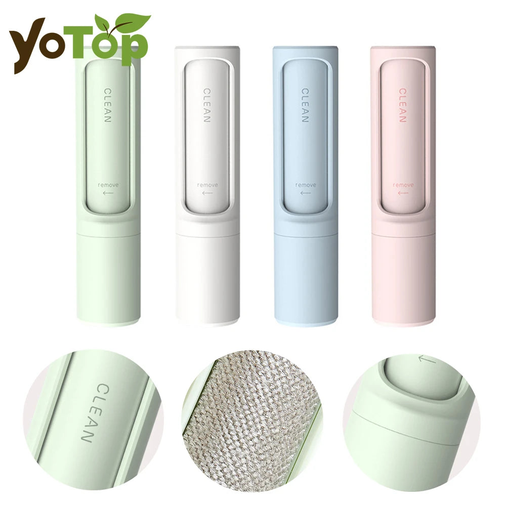 Showlu Smart General reusable pet hair remover roller with manual lint cleaning, ideal for removing pet hair from clothing and furniture.