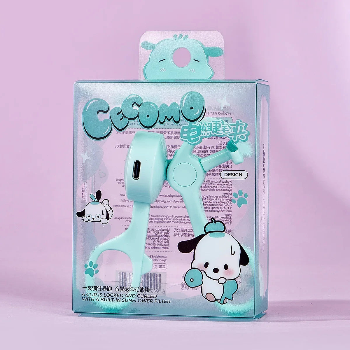 Showlu Smart General heated eyelash curler with a sleek design and digital controls for easy, safe eyelash curling.
