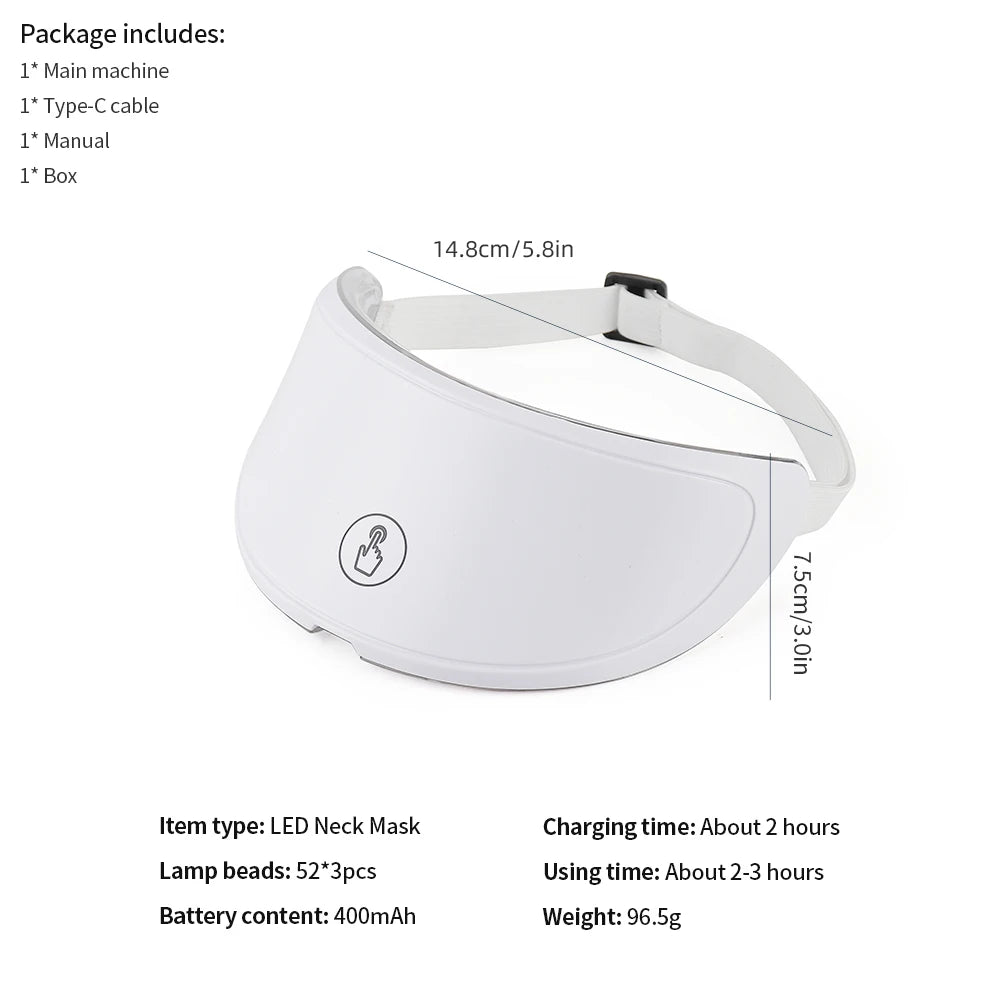 Showlu Smart General LED Face Mask Pro showing a sleek, high-tech facial mask with multiple light therapy panels in a modern design.