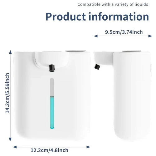 Showlu Smart General automatic soap dispenser with sleek white design and touchless operation for hand hygiene.