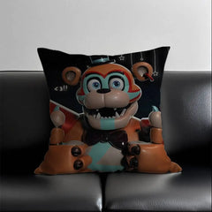 F-Five-Nights-At-Freddys F-Fnaf Anime Pillow Case Skin-Friendly And Comfortable Fabric Pillowcase Lnvisible Lilky Zipper