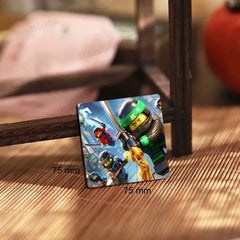 Cartoon N-NinjagoS Refrigerator Magnets Personalized Photo Fridge Magnets For Kitchen Whiteboard Home Decoration Office Gift