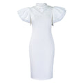 Beaded butterfly sleeve women's party dress by SHOWLU FASHION STORE, summer 2025 pencil dress with elegant design
