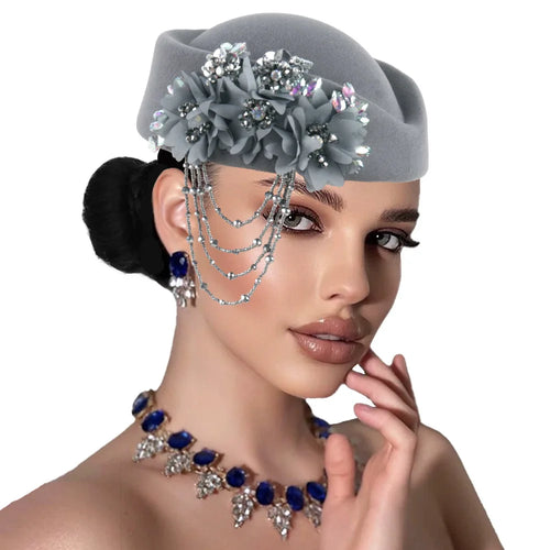 African headtie fashion turban hat for women, soft floral head wrap, ideal for church, parties, and casual summer autumn wear.