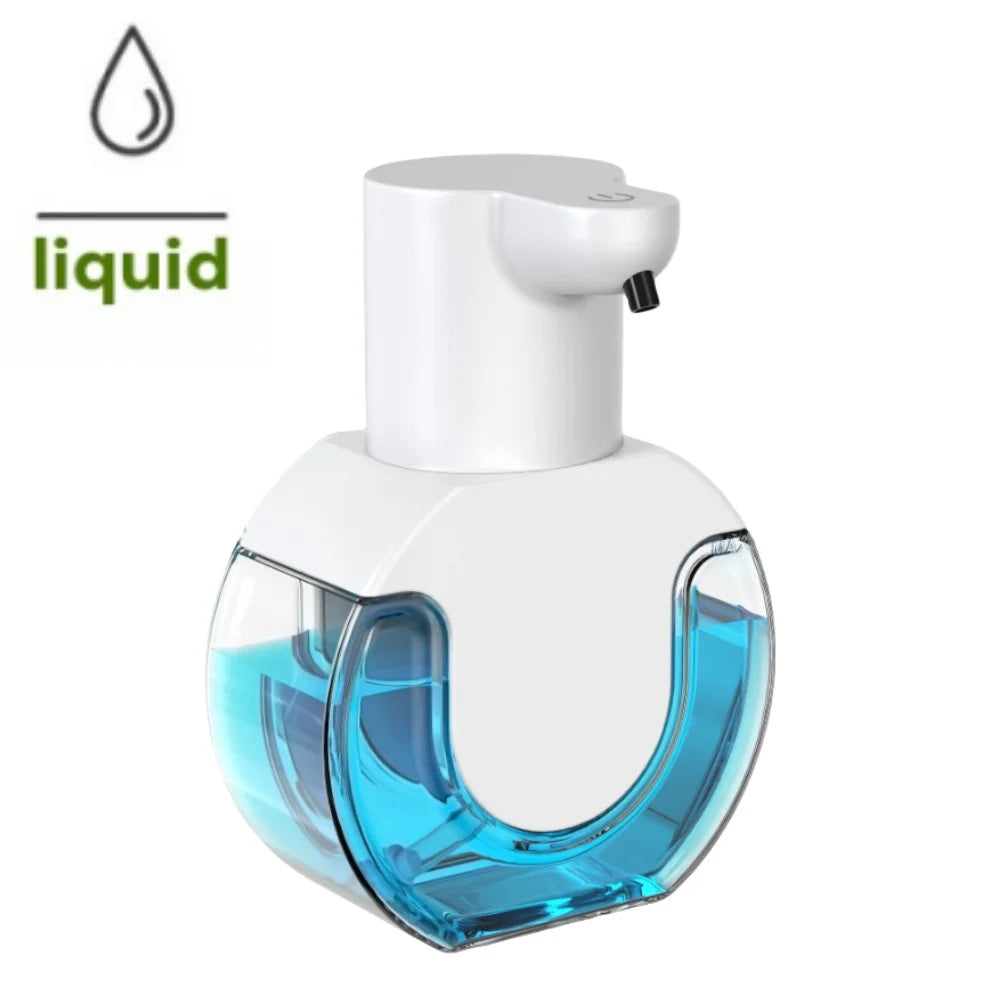 Fununcle automatic foam soap dispenser with touchless operation, USB rechargeable ABS plastic body, ideal for hands-free soap dispensing.