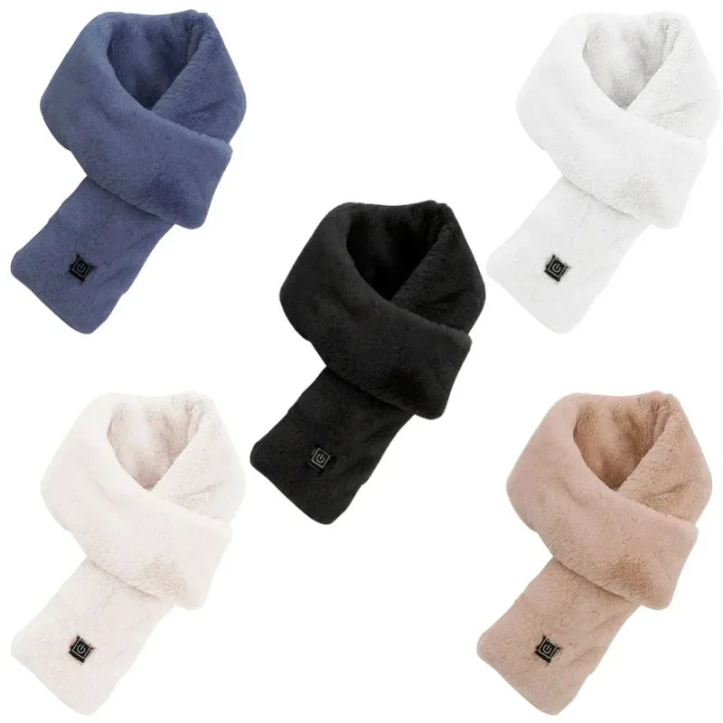 Showlu Smart General electric heated neck scarf with USB connection, designed for warmth and comfort.