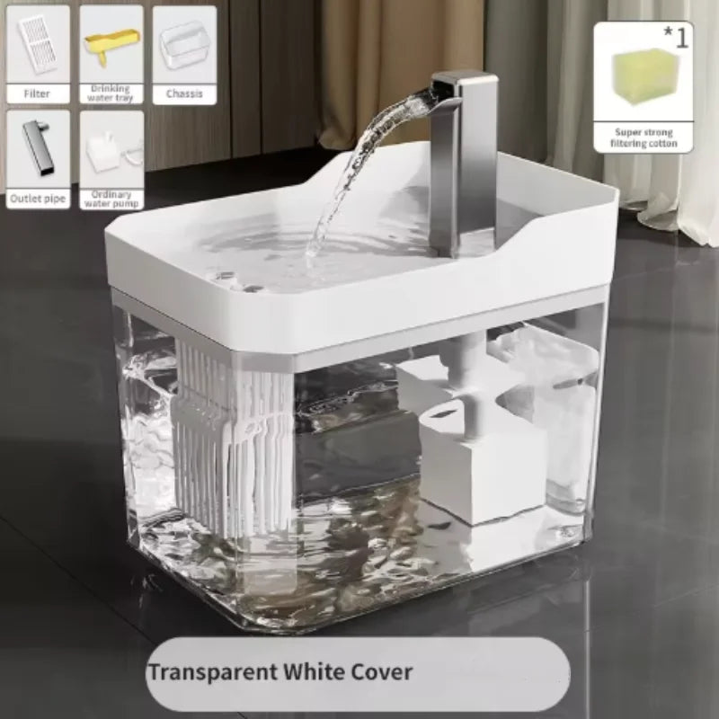 Showlu Smart General Pet Water Fountain Mini with flowing water and compact design for easy hydration of small pets.