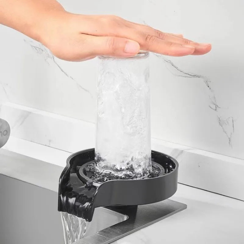 High pressure brass sink rinser from SHOWLU FASHION STORE, automatic glass cup washer for efficient cleaning.