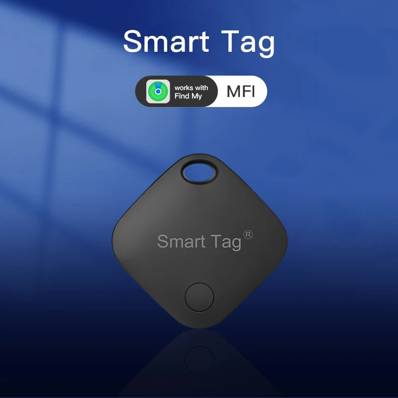 Showlu Smart Bluetooth key tracker for finding keys and items, compatible with Find My, with compact design.