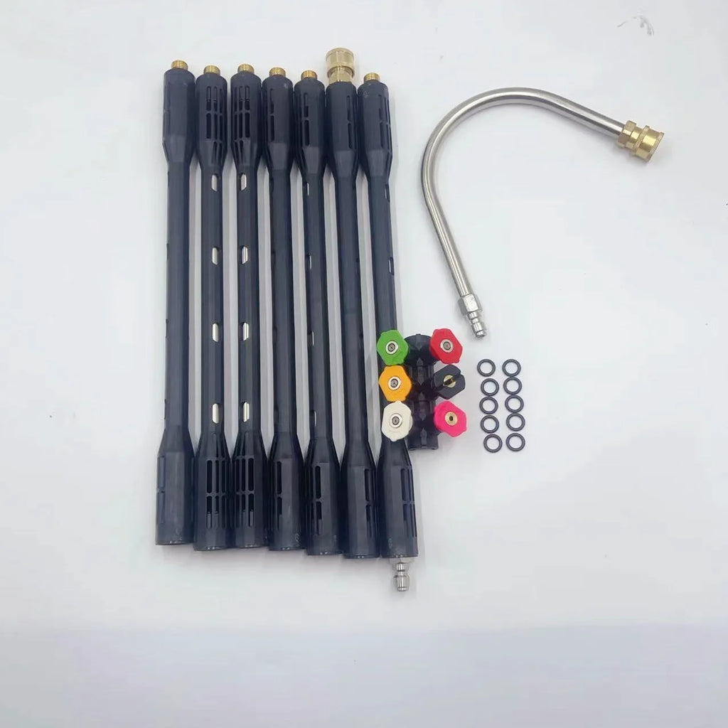 Showlu Smart General pressure washer quick-connect adapter set with multiple fittings for easy hose attachment.