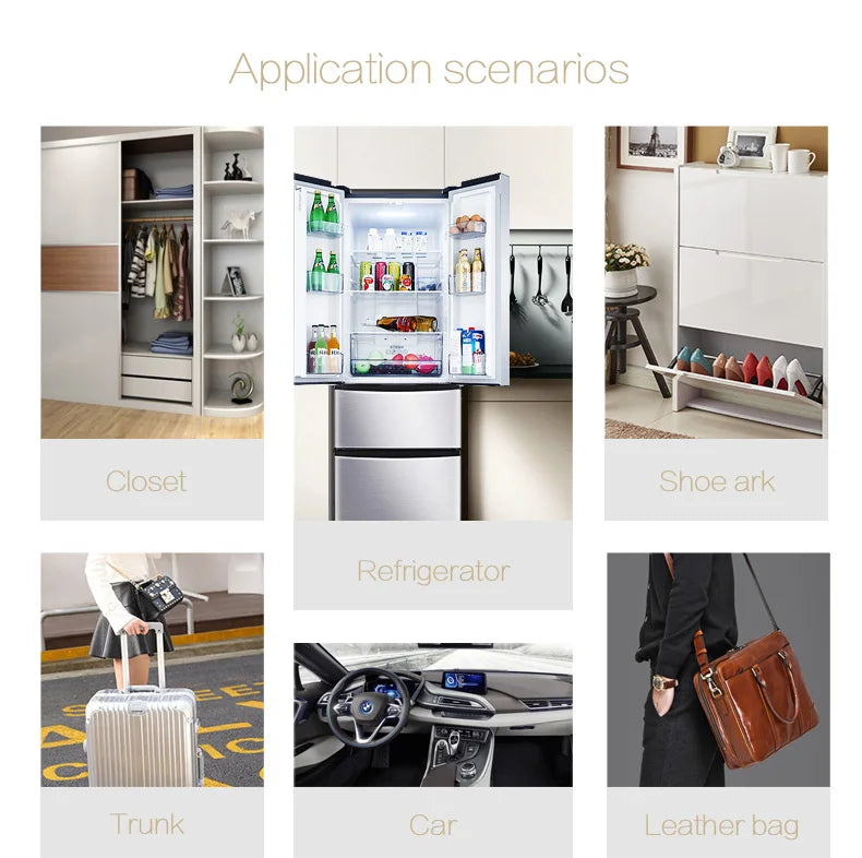 Portable Showlu Smart General odor eliminator device with sleek design, ideal for freshening indoor spaces efficiently.