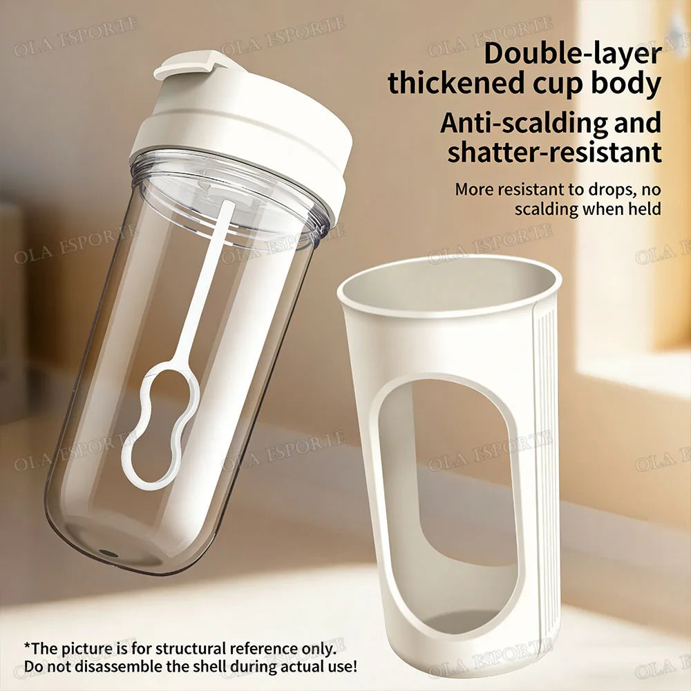 Portable USB Electric Automatic Mixing Cup Coffee Milk Stirrer 450ml Rechargeable New In Self-Stirring Shaker Cup Outdoor Sports
