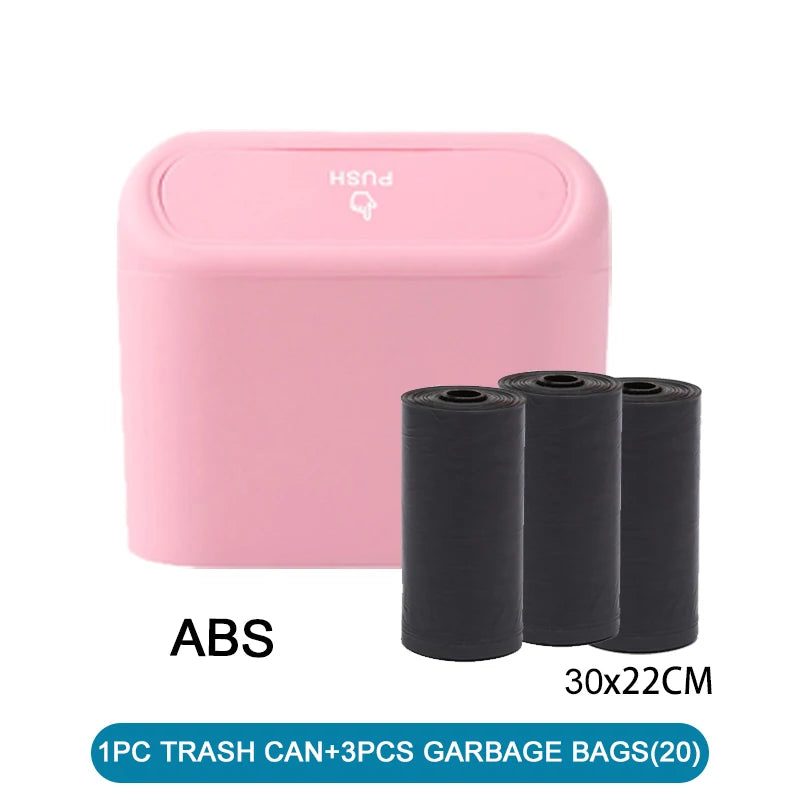 Showlu Smart General car trash can with lid, compact organizer for keeping vehicles tidy and waste contained.