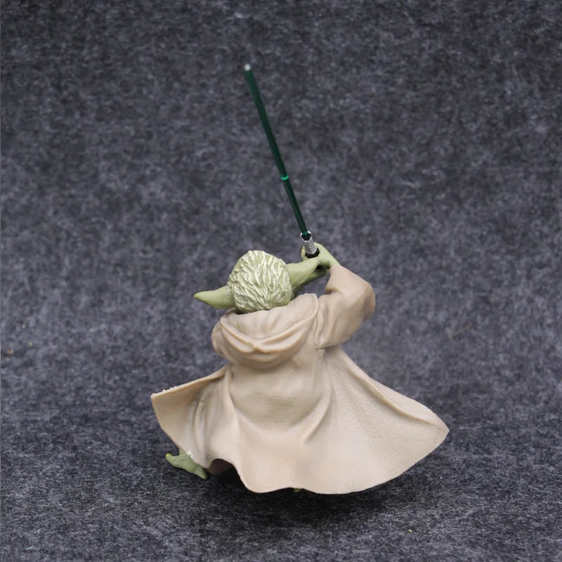 Bandai Star Wars Mandalorian Master Yoda 10cm PVC action figure with detailed features and poseable limbs, from SHOWLU FASHION STORE.