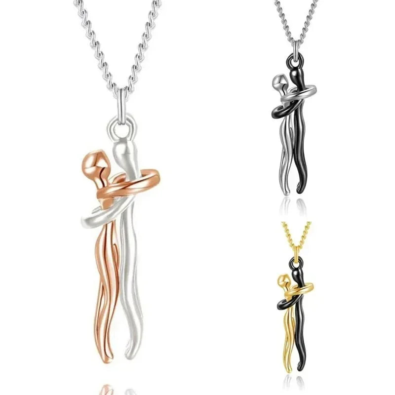 Fashion hugging necklace jewelry choker with pendant, designed for men and women, perfect for couples and gifts