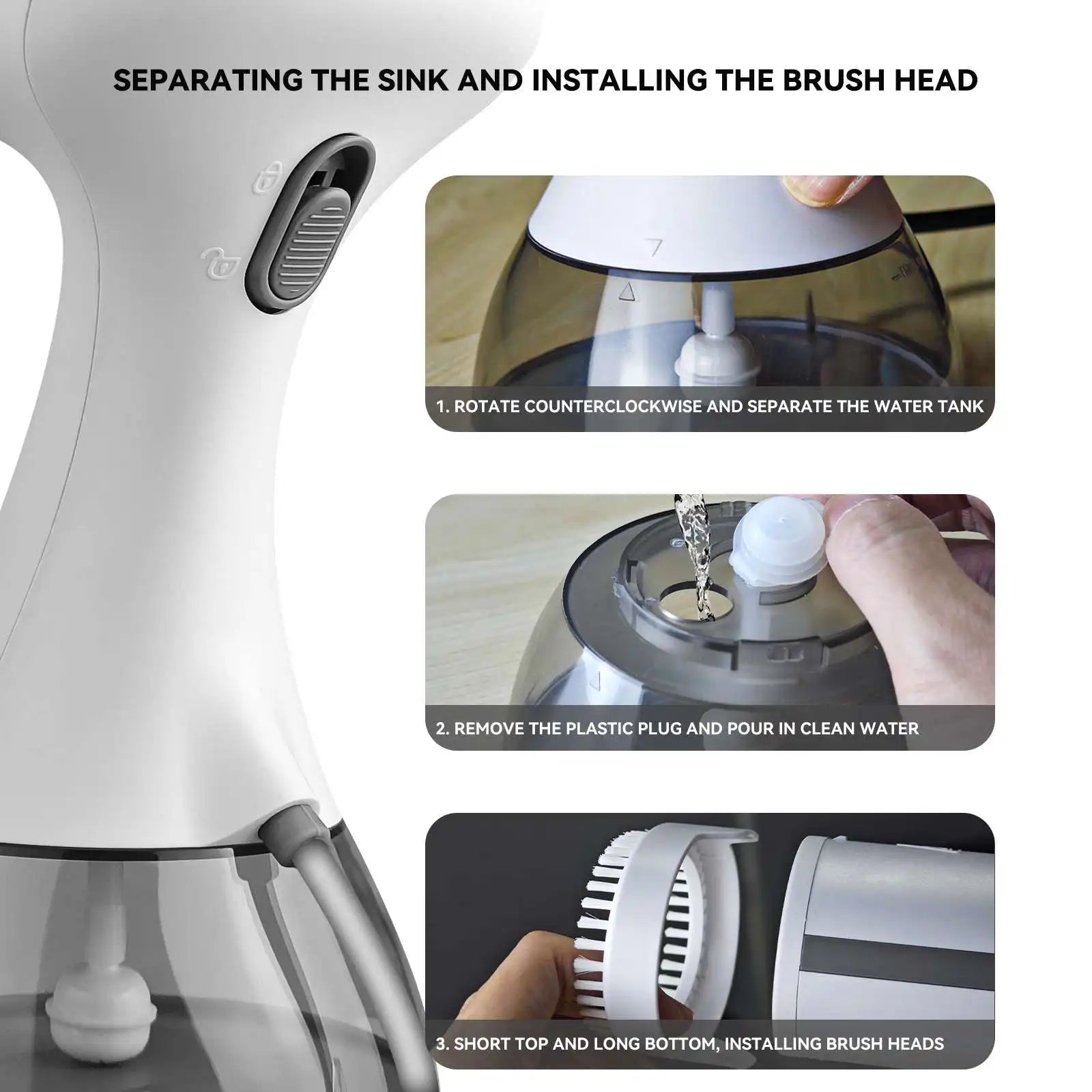 Showlu Smart General 1500W handheld garment steamer with a portable design, suitable for quick fabric steaming and wrinkle removal.