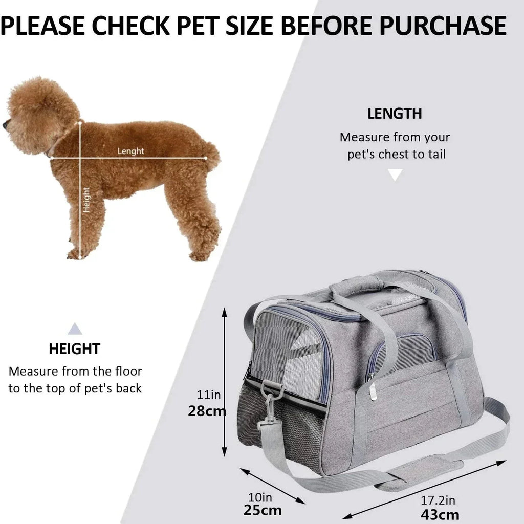 Showlu breathable dog carrier backpack with cushioned interior for comfortable pet travel, featuring adjustable straps and ventilation.
