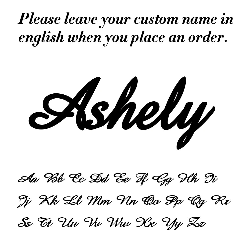 Personalized stainless steel gold choker necklace with custom name, stylish and elegant jewelry by Showlu Fashion Store.