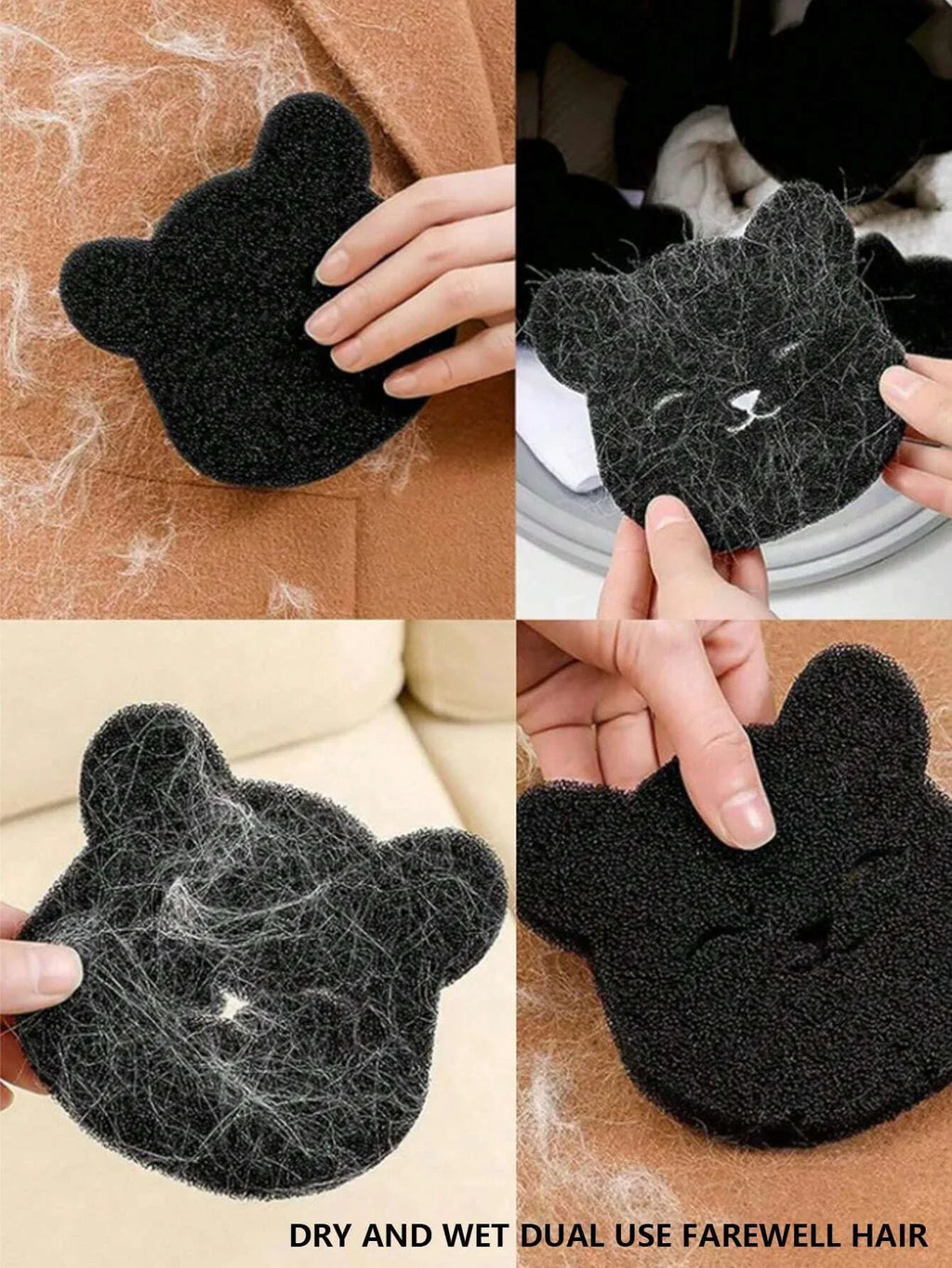 Reusable lint catcher for washing machines by Showlu Smart General, showing its mesh design and easy-to-use lint trapping features.