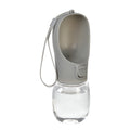 Showlu portable leakproof dog water bottle with built-in bowl for large and small pets, ideal for outdoor walks and travel.