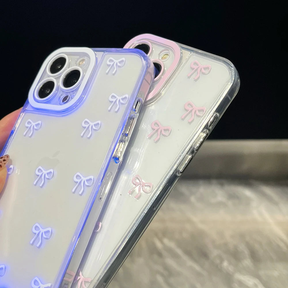 Showlu Smart General LED phone case with illuminated design, featuring a sleek black exterior and built-in LED lights for style and protection.