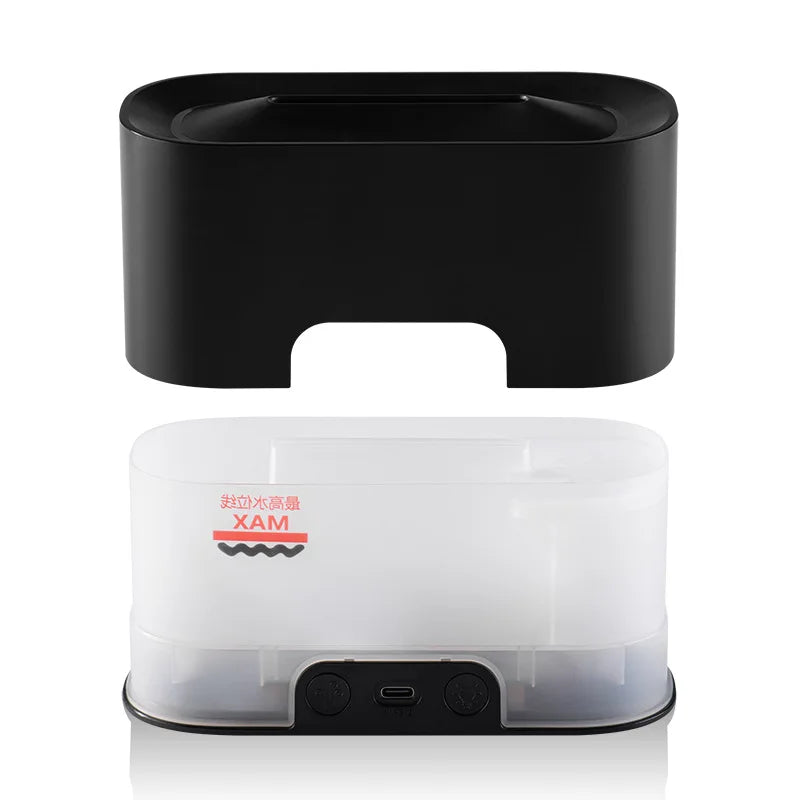 Showlu Smart General HOMEFISH Mini Aroma Humidifier emitting a gentle mist in a modern home setting.
