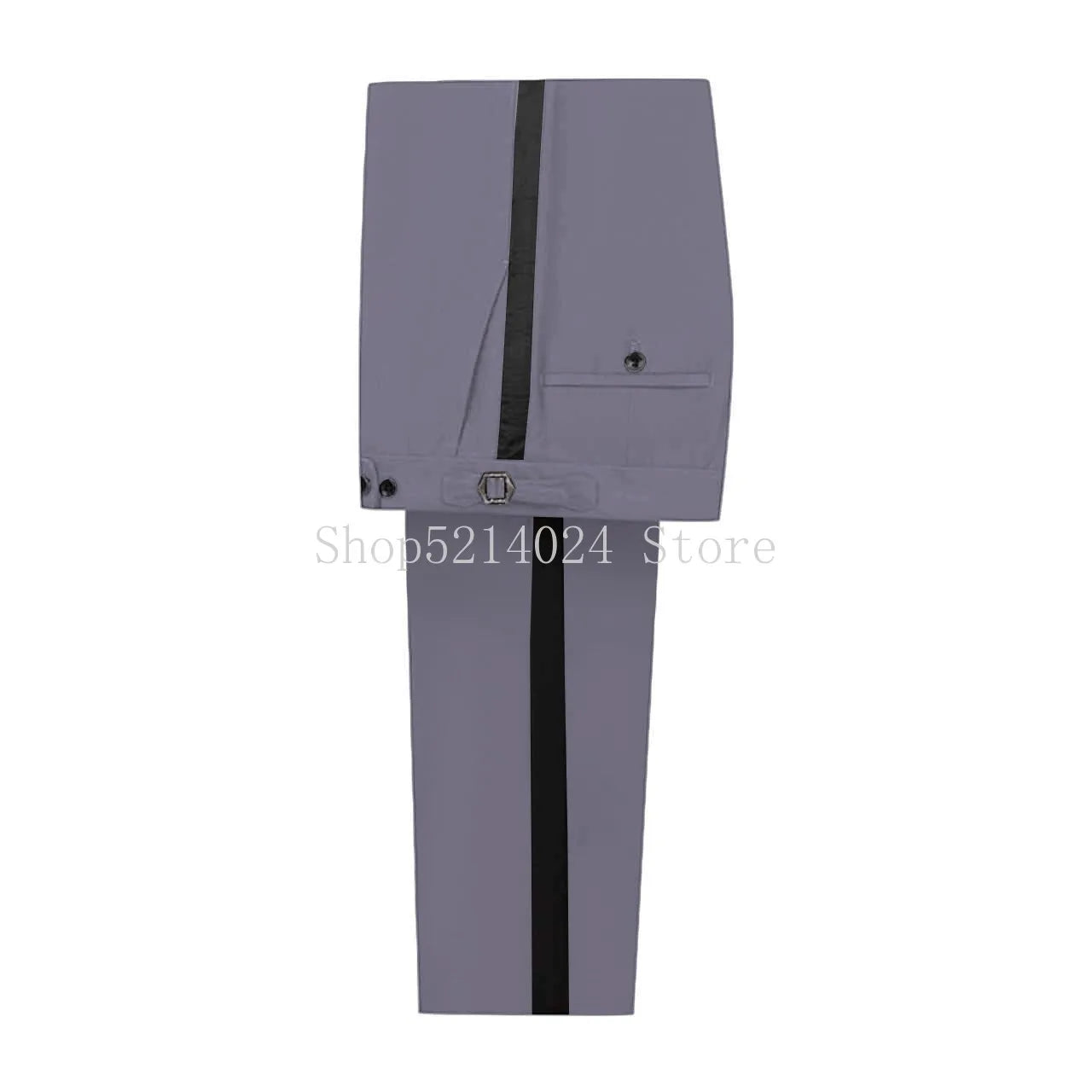 Men's formal business trousers by Showlu Fashion, tall fit tuxedo-style pants for groom, party, or prom occasions.