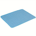 Breathable summer pet ice silk cooling sleeping mat for dogs and cats, washable and durable pet bed for home and outdoor use