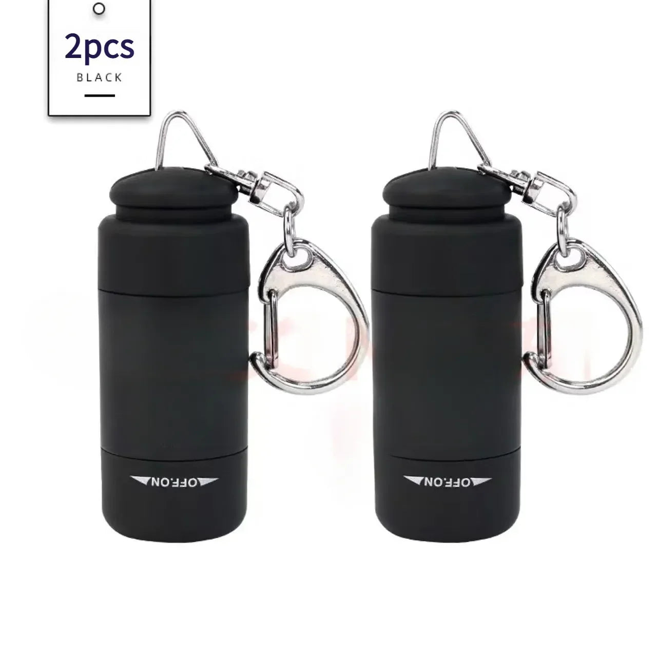 Showlu portable LED micro pocket flashlight with USB rechargeable keychain, compact design, and bright illumination.