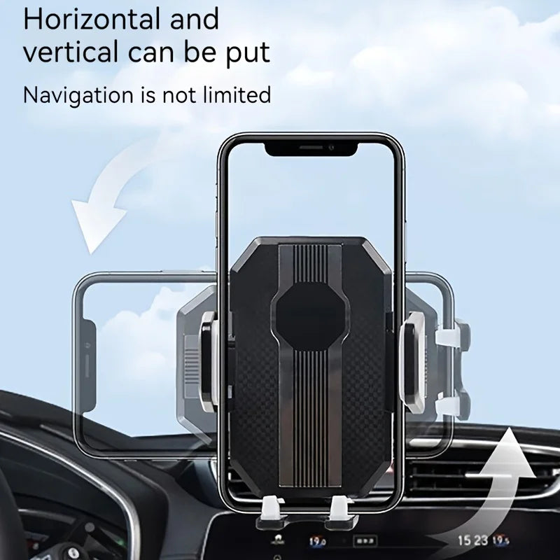 SHOWLU FASHION STORE VIKEFON 360° rotating universal car phone holder mounted on a windshield, adjustable for a secure grip