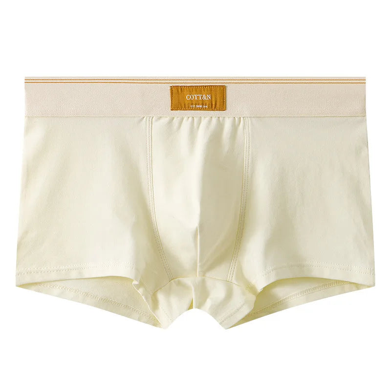 Men's breathable cotton boxer briefs in various sizes, showing comfortable fit and stylish design from Showlu Fashion Store.