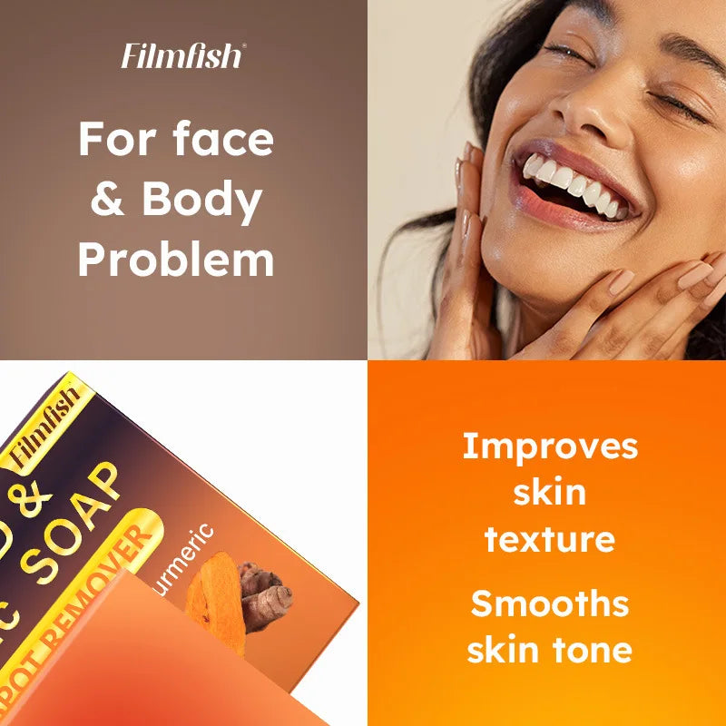 200g Showlu Fashion Store Kojic Acid Turmeric Soap for dark spot removal, featuring turmeric for skin brightening and blemish correction.