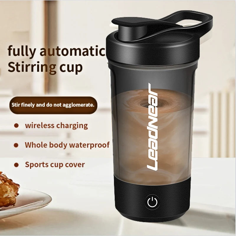 Showlu Smart General portable USB electric protein shake blender cup with blending blades and sleek design for on-the-go nutrition.