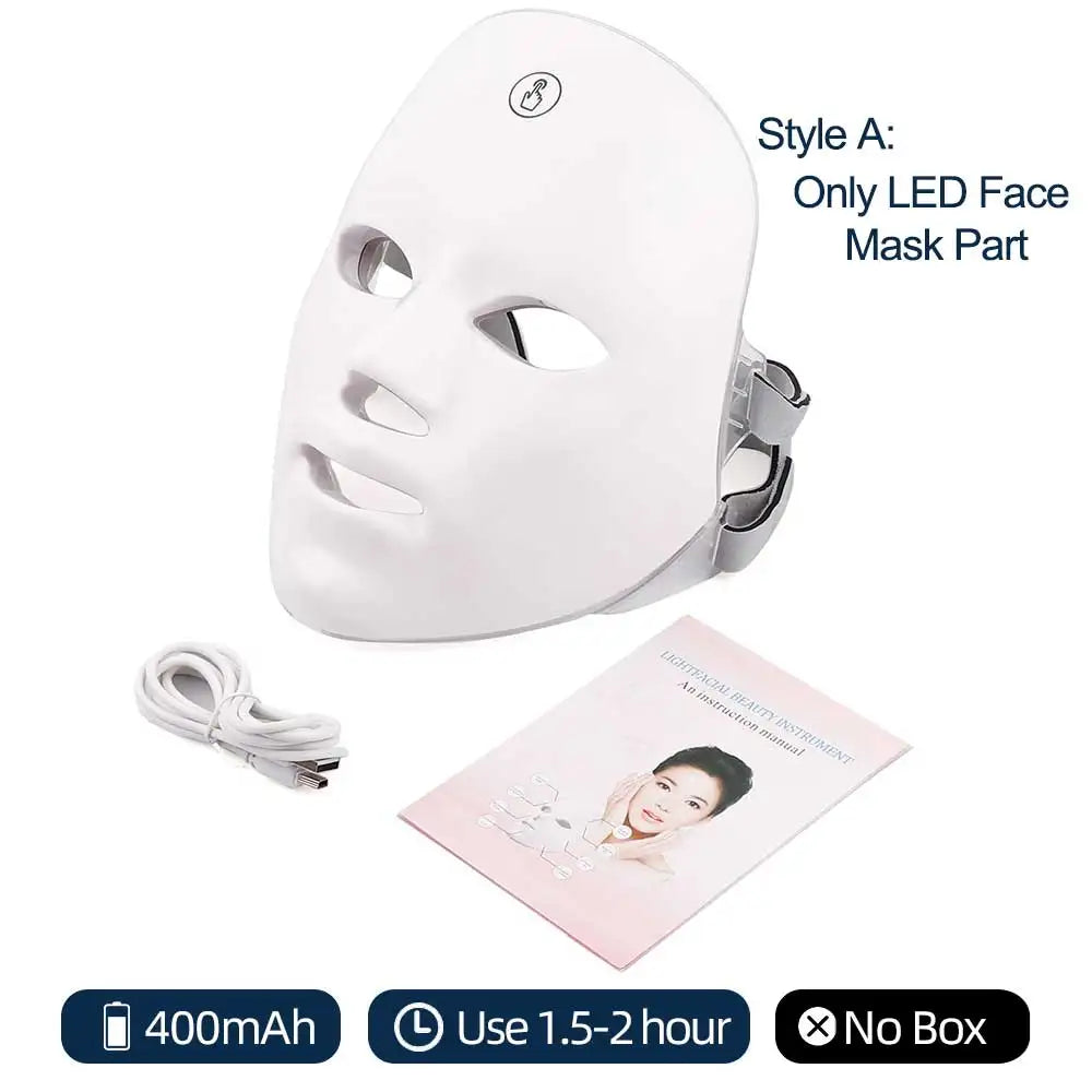 Showlu Smart General LED Face Mask Pro with blue and red light therapy panels for skincare and facial treatment.