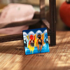 Cartoon N-NinjagoS Refrigerator Magnets Personalized Photo Fridge Magnets For Kitchen Whiteboard Home Decoration Office Gift