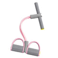 Four-tube resistance band for yoga and fitness, showing elastic pull ropes for waist, arm, and abdominal training by Showlu Fashion Store.