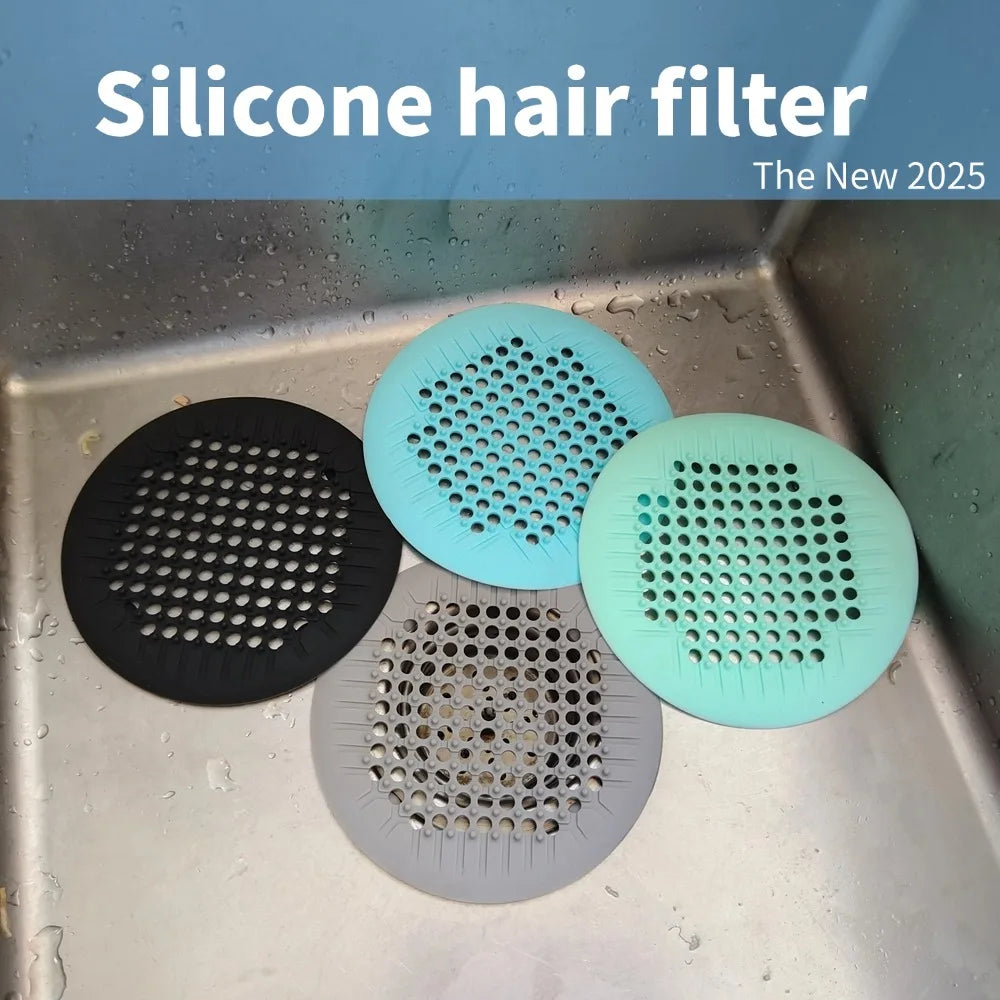 Showlu Smart General silicone drain cover showing flexible, circular design for kitchen or bathroom sink drainage.